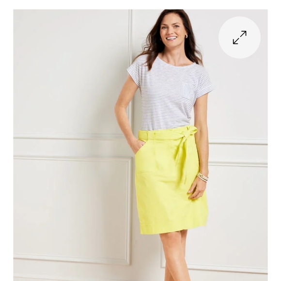 Tie Waist Utility Skirt NWT - Picture 2 of 7